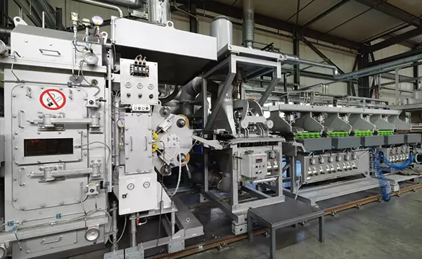 The first HICON/H2Q hardening and tempering line for East Asia.