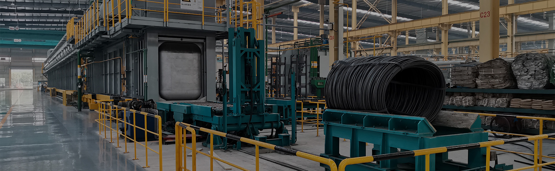 Roller Hearth Furnace for heat treatment of steel wire