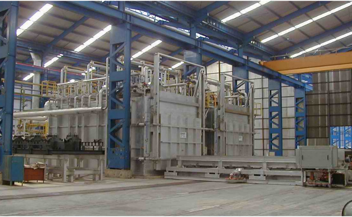 Chamber Furnace for heat treatment of aluminum strip coils and foil coils